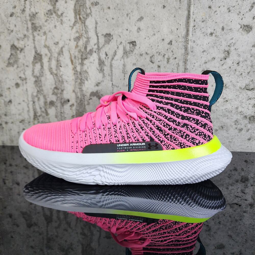 MSRP $160 Under Armour Flow FUTR X Elite Men's Size 10 Pink Basketball Shoes New